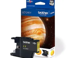 Cartouche brother jet d'encre lc1240y couleur jaune 600p