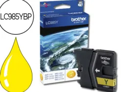 Cartouche brother jet d'encre lc985y couleur jaune 260p