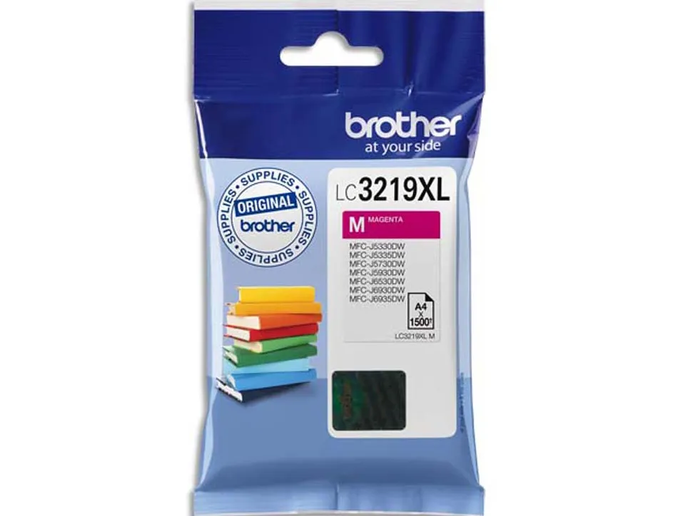 Cartouche brother jet d'encre lc3219 couleur magenta haute capacité 3000p