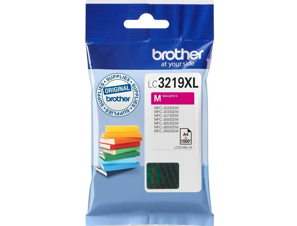 Cartouche brother jet d'encre lc3219 couleur magenta haute capacité 3000p