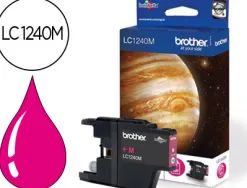 Cartouche brother jet d'encre lc1240m couleur magenta 600p