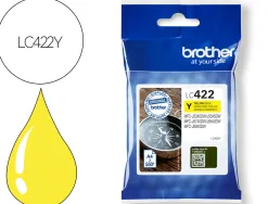 Cartouche brother jet d'encre mfc-j5340dw, mfc-j5345dw, mfc-j5740dw, mfc-j6540dw, mfc-j6940dw encre jaune
