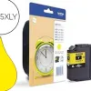 Cartouche brother jet d'encre lc125xly couleur jaune haute capacité 1200p