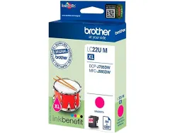 Cartouche brother jet d'encre lc22umbp couleur magenta 1.200p