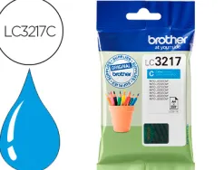 Cartouche brother jet d'encre lc3217 couleur cyan 550p