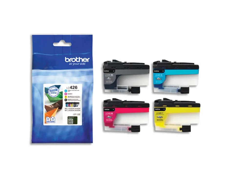 Cartouche brother jet d'encre mfc-j4335dwxl, mfc-j4340dw 4 encres