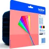 Cartouche brother jet d'encre originale lc223 3 couleurs + noir multipack 4 unités