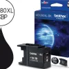 Cartouche brother jet d'encre lc1280xlbk couleur noir haute capacité 2400p