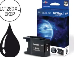 Cartouche brother jet d'encre lc1280xlbk couleur noir haute capacité 2400p
