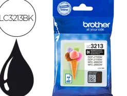 Cartouche brother jet d'encre lc3213 couleur noir 400p