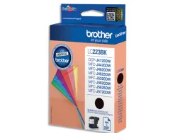 Cartouche brother jet d'encre originale lc223bk couleur noir