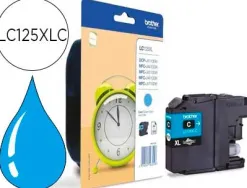 Cartouche brother jet d'encre lc125xlc couleur cyan haute capacité 1200p