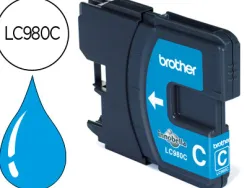 Cartouche brother jet d'encre lc980c couleur cyan 260p