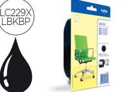 Cartouche brother jet d'encre originale lc229xlbk couleur noir