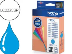 Cartouche brother jet d'encre originale lc223c couleur cyan