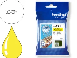 Cartouche brother jet d'encre dcp-j1140dw, mfc-j1010dw, mfc-j1012dw encre jaune