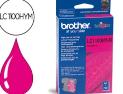 Cartouche brother jet d'encre lc1100hym couleur magenta 750p