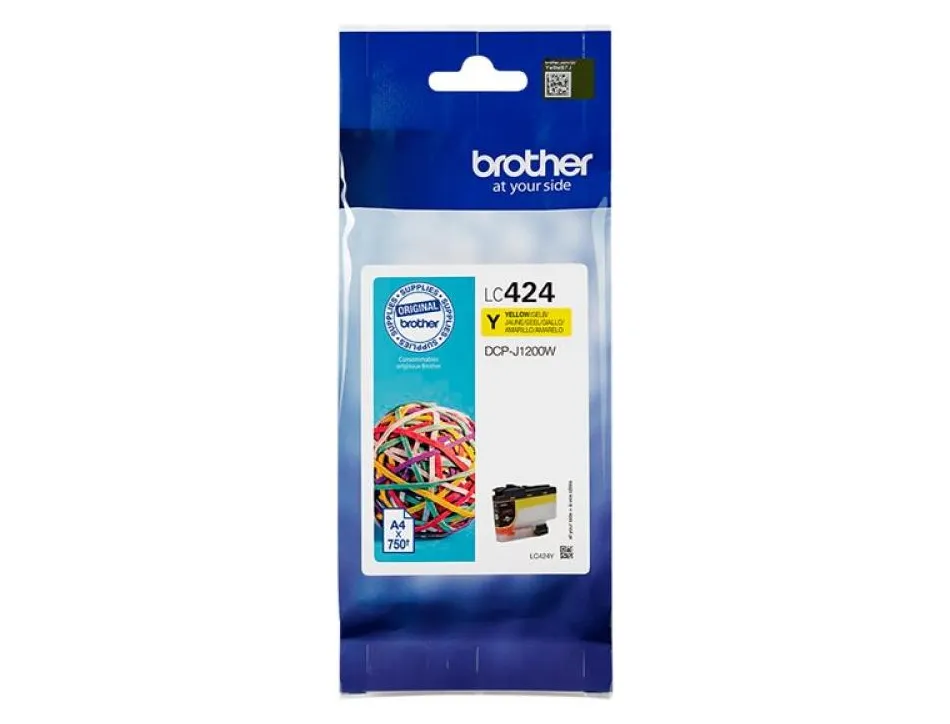 Cartouche brother jet d'encre dcp-j1200w encre jaune