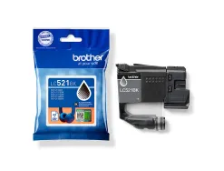 Cartouche brother jet d'encre lc521bk couleur noir 500p