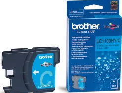Cartouche brother jet d'encre lc1100hyc couleur cyan 750p