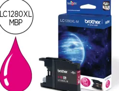 Cartouche brother jet d'encre lc1280xlm couleur magenta haute capacité 1200p