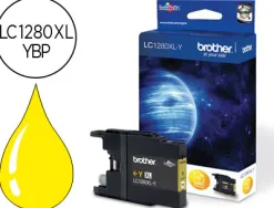 Cartouche brother jet d'encre lc1280xly couleur jaune haute capacité 1200p