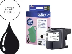 Cartouche brother jet d'encre originale lc227xlbk couleur noir