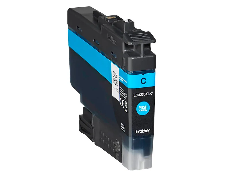Cartouche brother jet d'encre lc3235xlcy couleur cyan 50000 pag