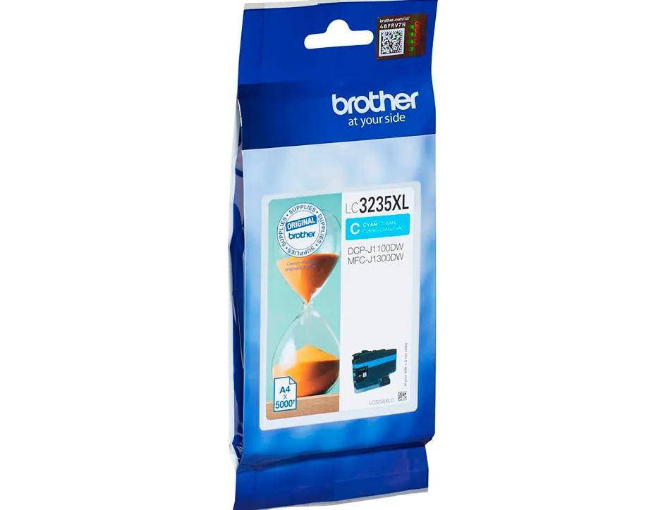 Cartouche brother jet d'encre lc3235xlcy couleur cyan 50000 pag