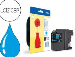 Cartouche brother jet d'encre lc121cbp couleur cyan