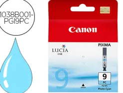 Cartouche canon jet d'encre photo 1038b001-pgi9pc couleur cyan clair 1150p