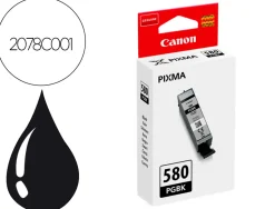 Cartouche canon jet d'encre pgi580bk couleur noir 200 pages