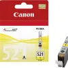 Cartouche canon jet d'encre 2936 b001-cli521y couleur jaune 500p