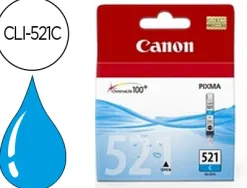 Cartouche canon jet d'encre 2934 b001-cli521c couleur cyan 500p