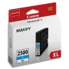Cartouche canon jet d'encre pgi-2500 xl couleur cyan 1500p