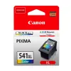 Cartouche canon jet d'encre 5226b005-cl541xl sous blister haute capacite 250p couleurs cyan magenta jaune