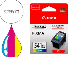 Cartouche canon jet d'encre 5226b005-cl541xl sous blister haute capacite 250p couleurs cyan magenta jaune