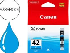 Cartouche canon jet d'encre cli-42c canon pixma pro-100/100s coloris cyan 600p