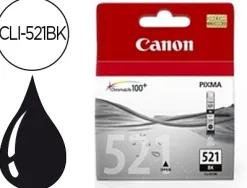 Cartouche canon jet d'encre 2933 b001-cli521bk couleur noir 1850p