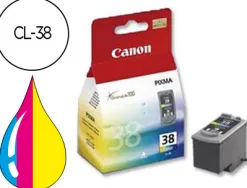 Cartouche canon jet d'encre 2146 b001-cl38 3 couleurs cyan/magenta/jaune 205p
