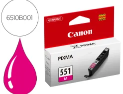Cartouche canon jet d'encre 6510 b001-cli551m couleur magenta 306p