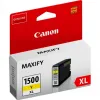 Cartouche canon jet d'encre 9195 b001-pgi1500xly couleur jaune 935p