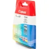 Cartouche canon jet d'encre pour ip4850 mg5150 5250 6150 8150 6250 multipack 3 couleurs cyan/magenta/jaune