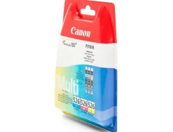 Cartouche canon jet d'encre pour ip4850 mg5150 5250 6150 8150 6250 multipack 3 couleurs cyan/magenta/jaune