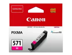 Cartouche canon jet d'encre 0387c001-cli-571m couleur magenta
