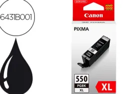 Cartouche canon jet d'encre 6431 b001-pgi550xlpgbk couleur noir haute capacité