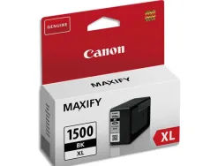 Cartouche canon jet d'encre 9182 b001-pgi1500xlbk couleur noir 1200p