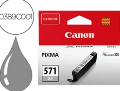 Cartouche canon jet d'encre cli-571g couleur gris 125p