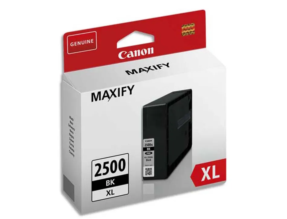 Cartouche canon jet d'encre pgi-2500 xl couleur noir 1000p