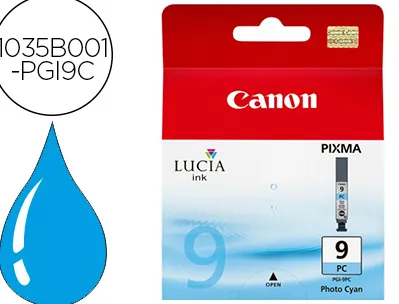 Cartouche canon jet d'encre 1035 b001-pgi9c couleur cyan 870p